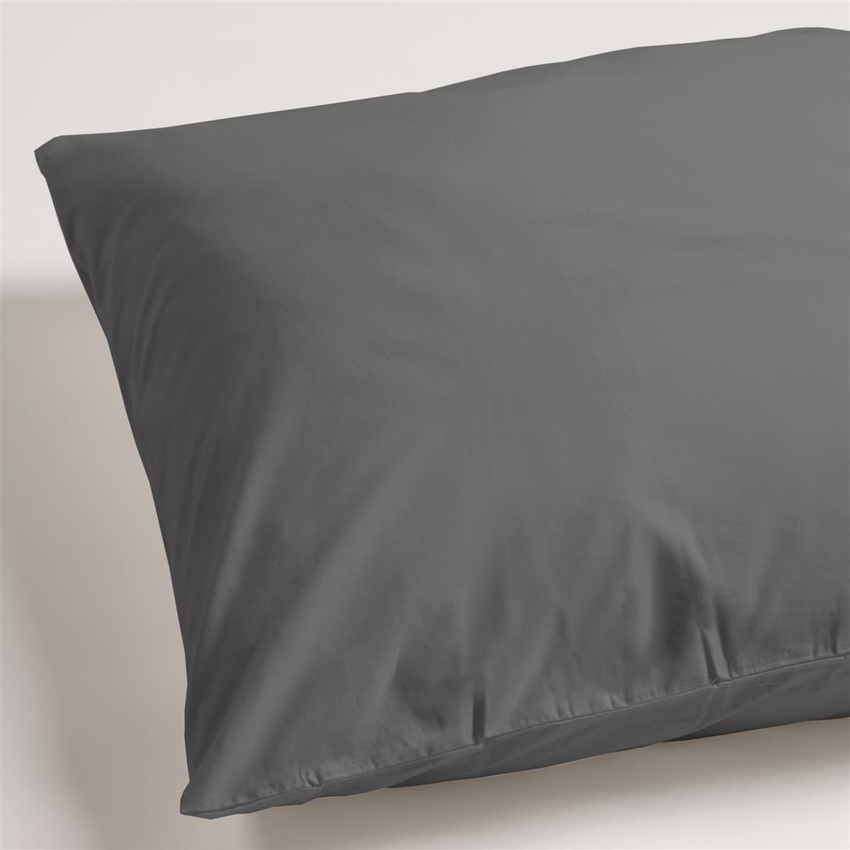 Beddinghouse Percale Pillowcase - Anthracite - set of 2