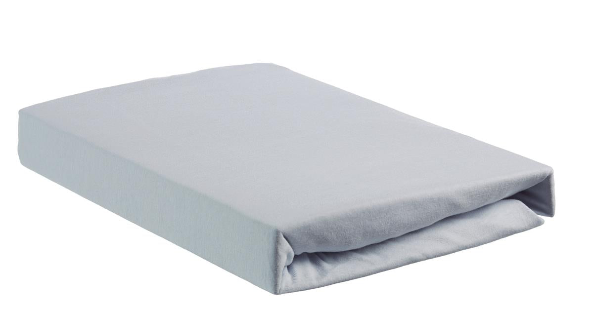 Beddinghouse Split Topper Fitted Sheet - Jersey - Light Blue