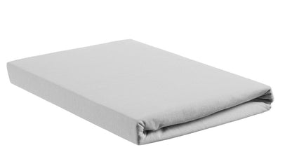 Riviera Maison Topper Fitted Sheet - Jersey Stretch - Light Grey