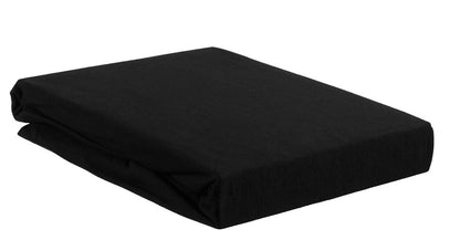 Riviera Maison Topper Fitted Sheet - Jersey Stretch - Black