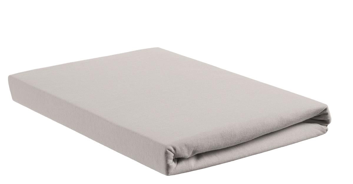 Beddinghouse Split Topper Fitted Sheet - Jersey - Light Grey