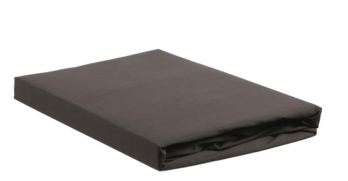 Beddinghouse Topper Fitted Sheet - Percale Cotton - Anthracite