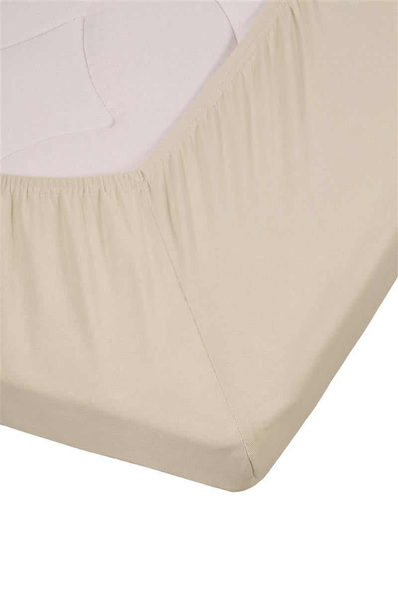 Beddinghouse Topper Fitted Sheet - Jersey Stretch - Natural