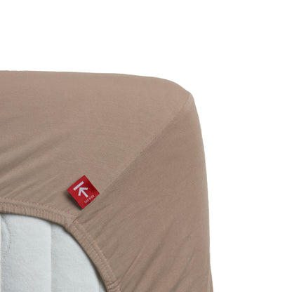 Beddinghouse Fitted Sheet - Jersey Stretch - Taupe