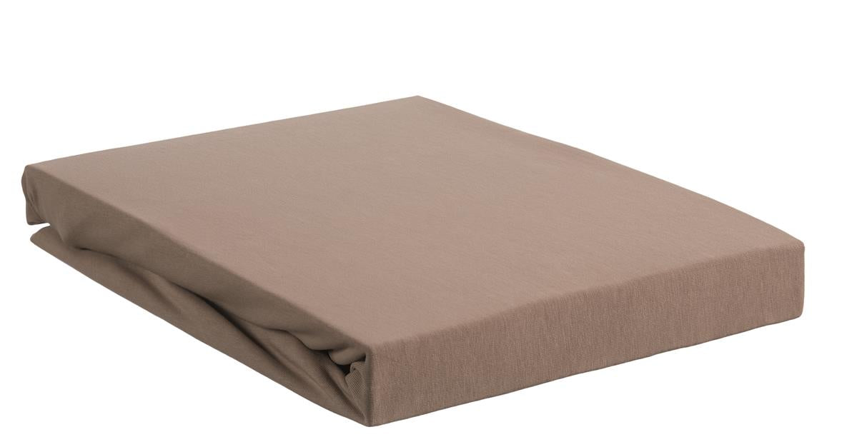 Beddinghouse Fitted Sheet - Jersey Stretch - Taupe