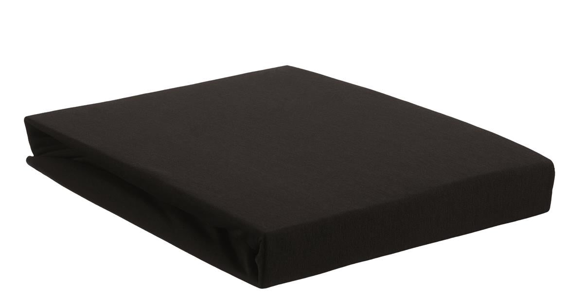 Beddinghouse Fitted Sheet - Jersey Stretch - Black