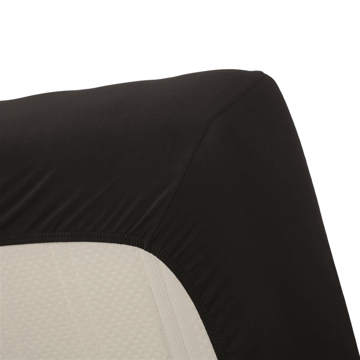 Beddinghouse Fitted Sheet - Jersey Stretch - Black