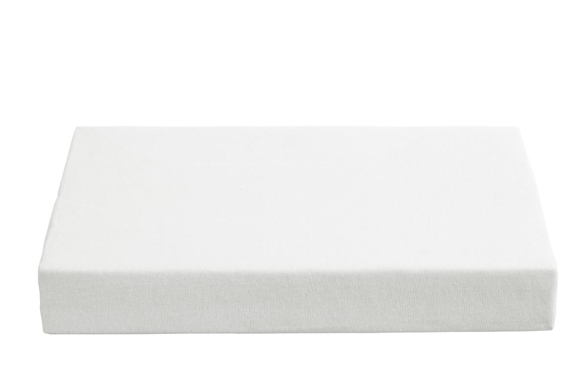 Ambiante Topper Fitted Sheet - Jersey - White