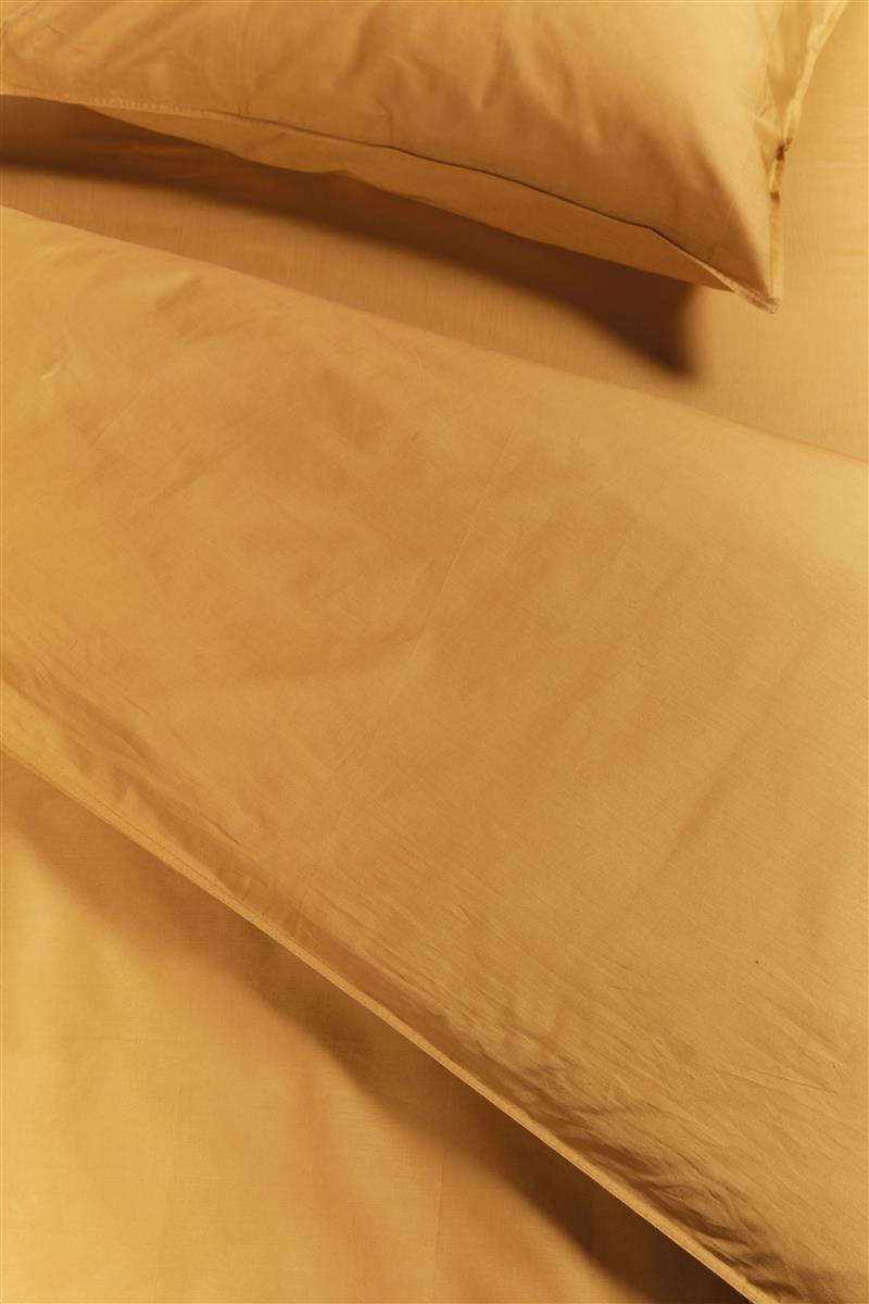 Ambiante Cotton Uni duvet cover - Ochre