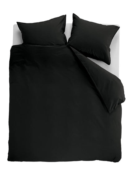 Ambiante Cotton Uni duvet cover - Black