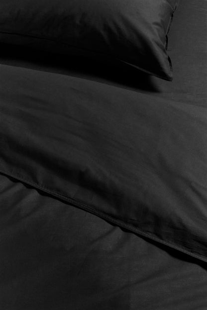 Ambiante Cotton Uni duvet cover - Black