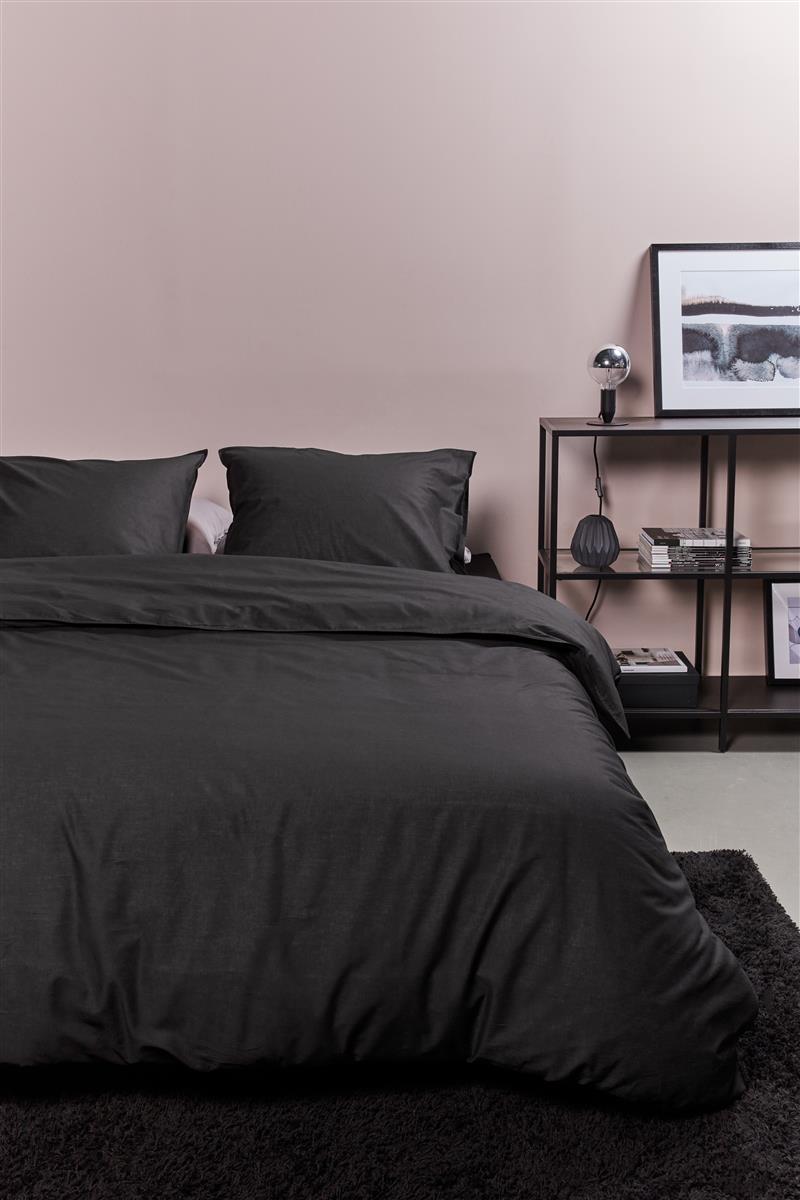 Ambiante Cotton Uni duvet cover - Anthracite