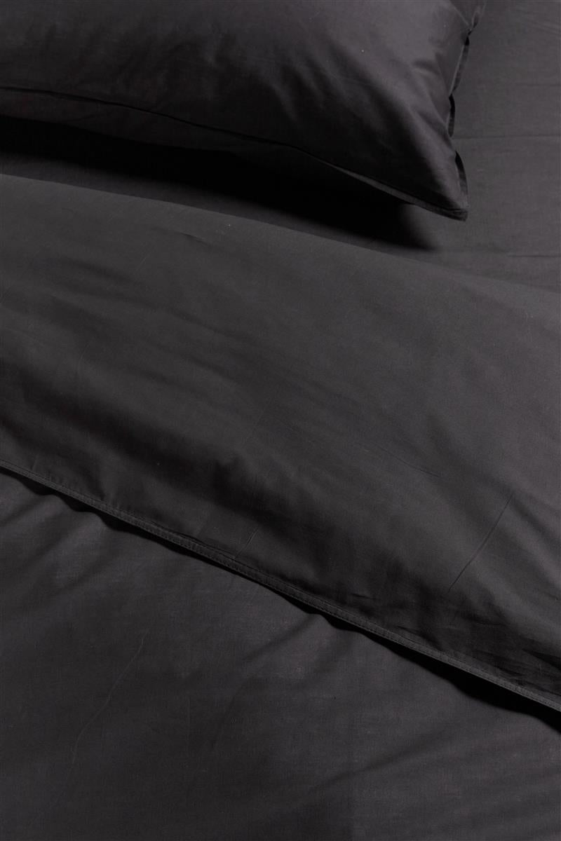 Ambiante Cotton Uni duvet cover - Anthracite