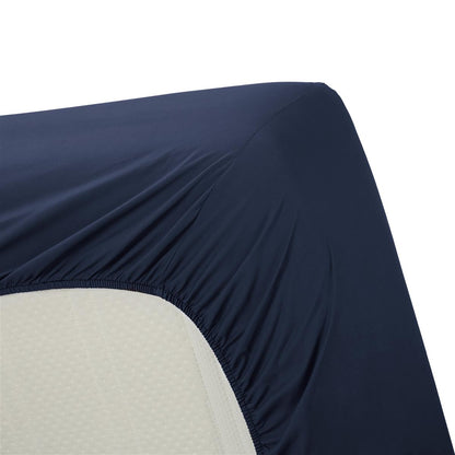 Ambiante Fitted Sheet - Cotton - Dark Blue