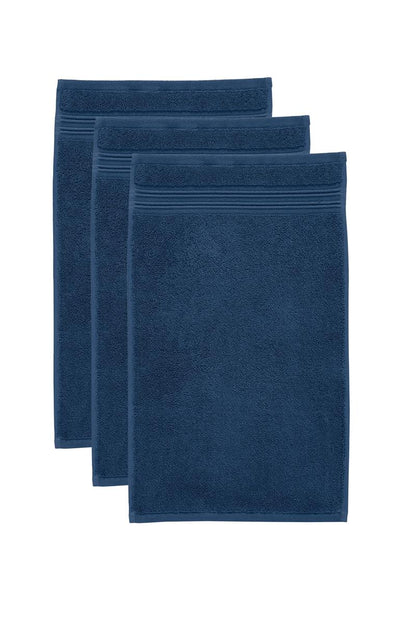 Beddinghouse Sheer Bath Textiles - Dark Blue