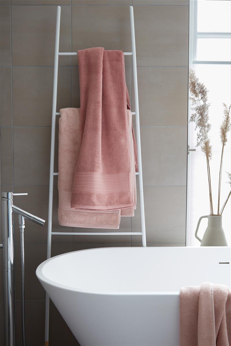 Beddinghouse Sheer Bath Textiles - Stone Red