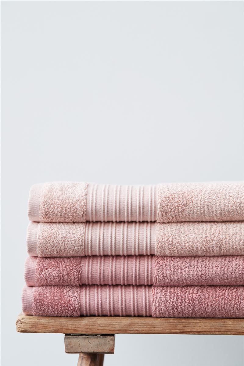 Beddinghouse Sheer Bath Textiles - Stone Red