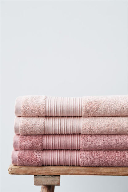 Beddinghouse Sheer Bath Textiles - Stone Red