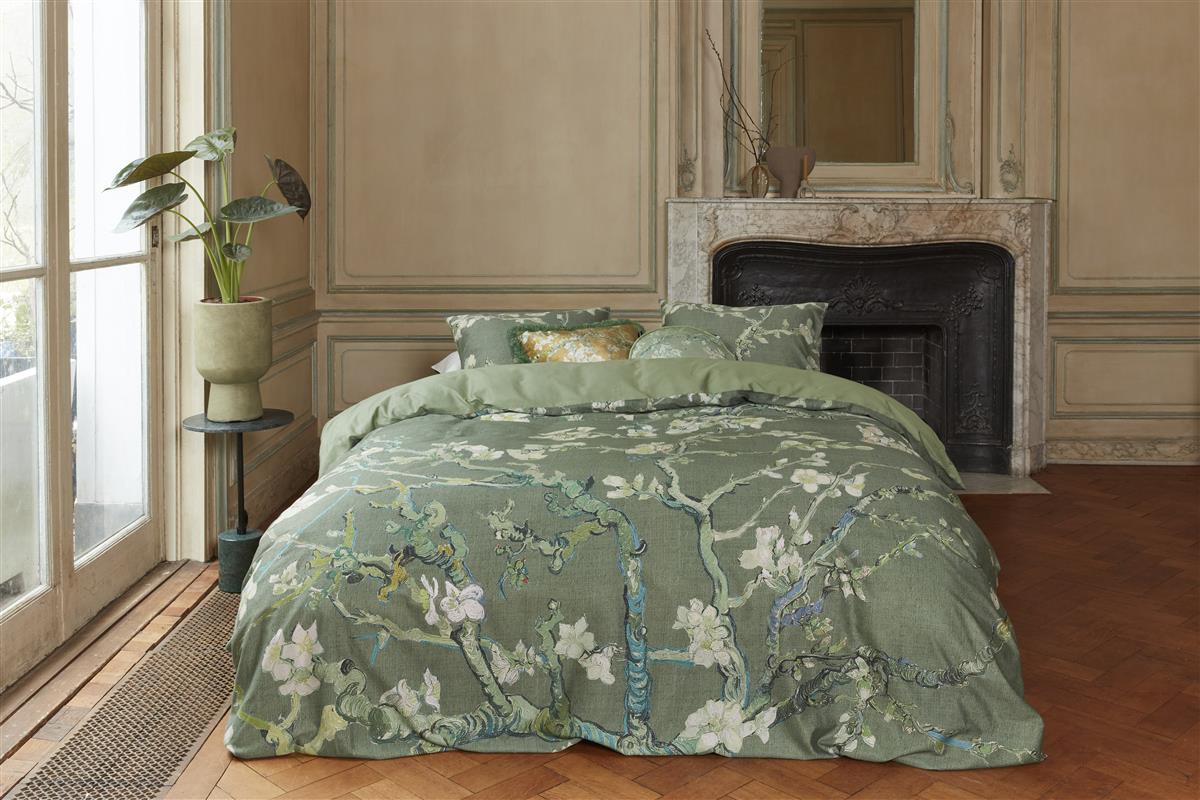 Beddinghouse x Van Gogh Museum Blossoming duvet cover - Green