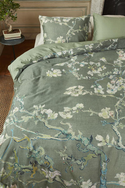 Beddinghouse x Van Gogh Museum Blossoming duvet cover - Green