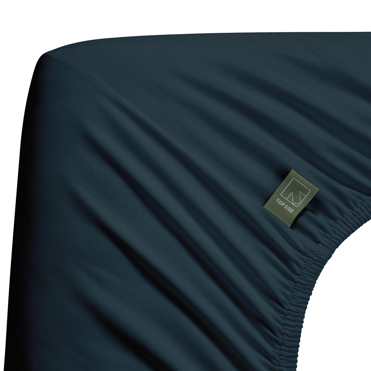 Beddinghouse Dutch Design Topper Fitted Sheet - Jersey Stretch - Blue