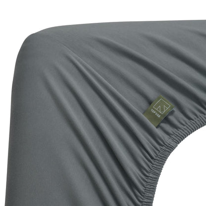 Beddinghouse Dutch Design Topper Fitted Sheet - Jersey Stretch - Blue Gray