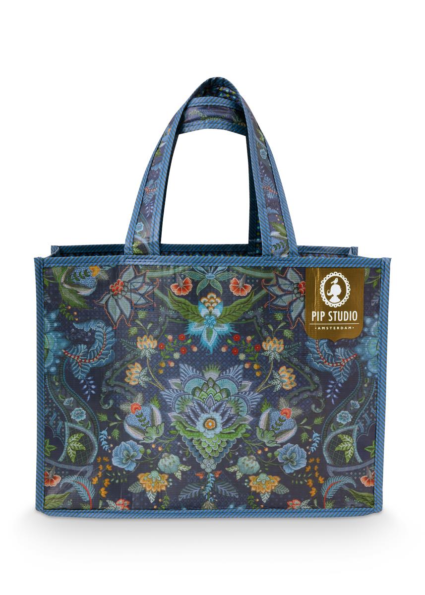 Pip Studio Kyoto Festival Promobag Bath Textiles - Dark Blue