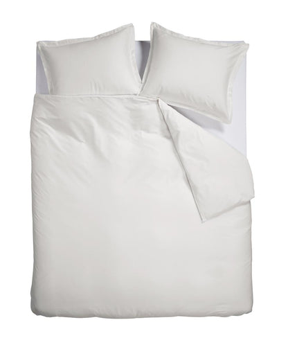 Ambiante Satin Uni duvet cover - White