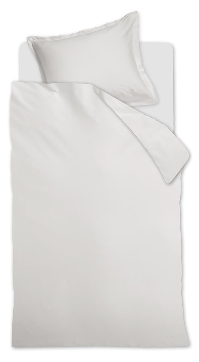 Ambiante Satin Uni duvet cover - White