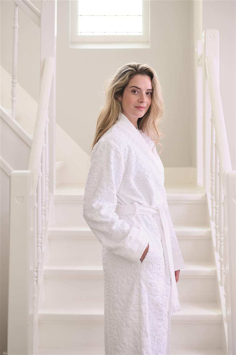 Pip Studio Mosaic the Pip Bathrobe - White