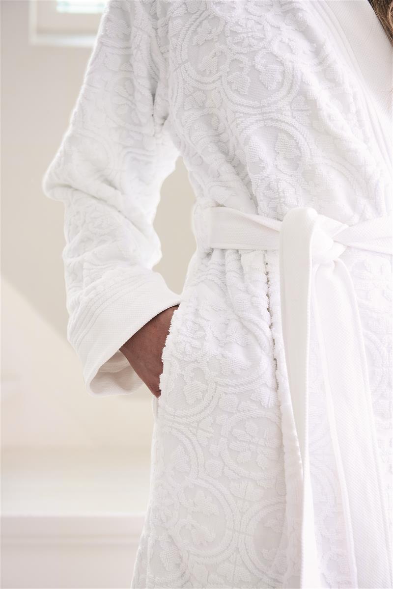 Pip Studio Mosaic the Pip Bathrobe - White