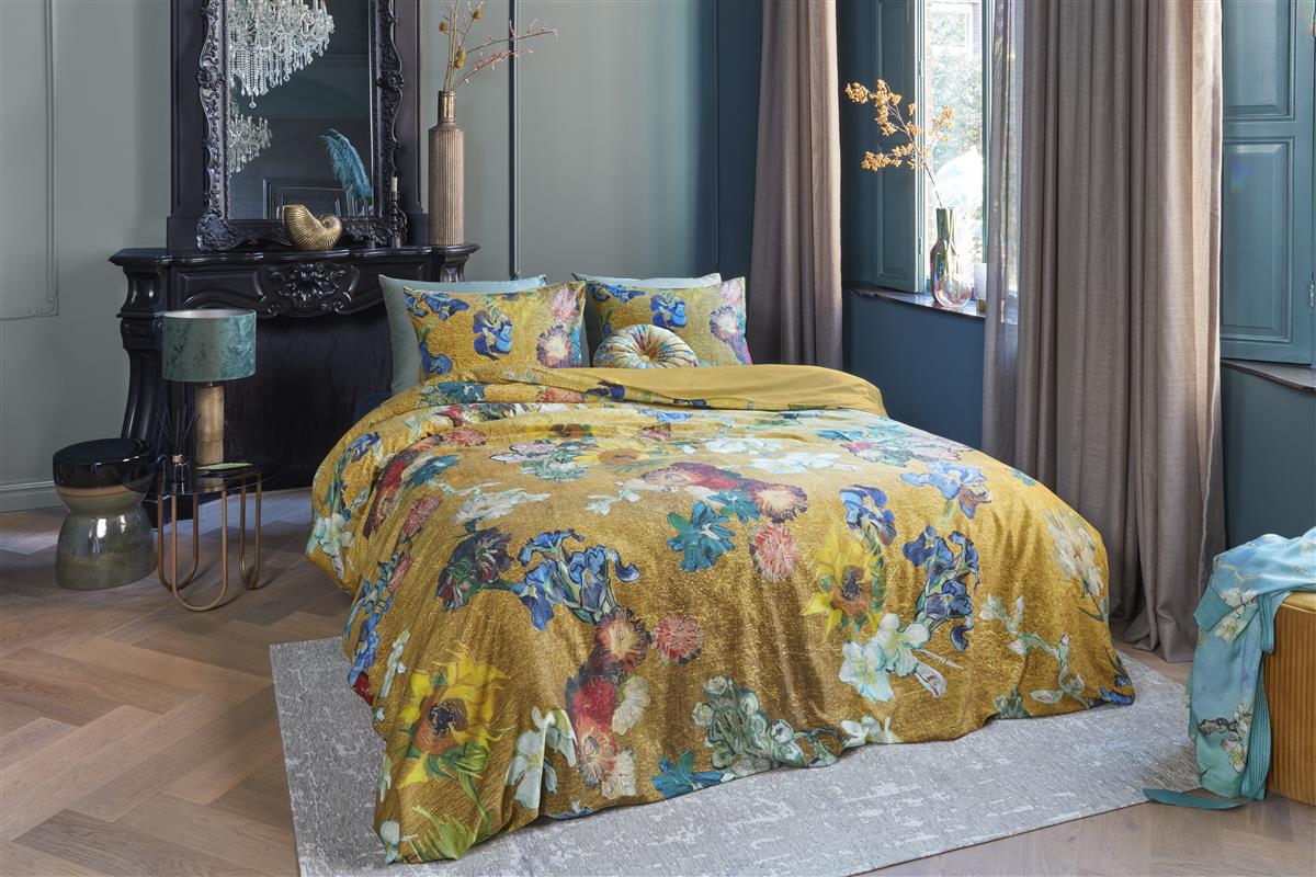 Beddinghouse x Van Gogh Museum Partout des Fleurs duvet cover - Gold