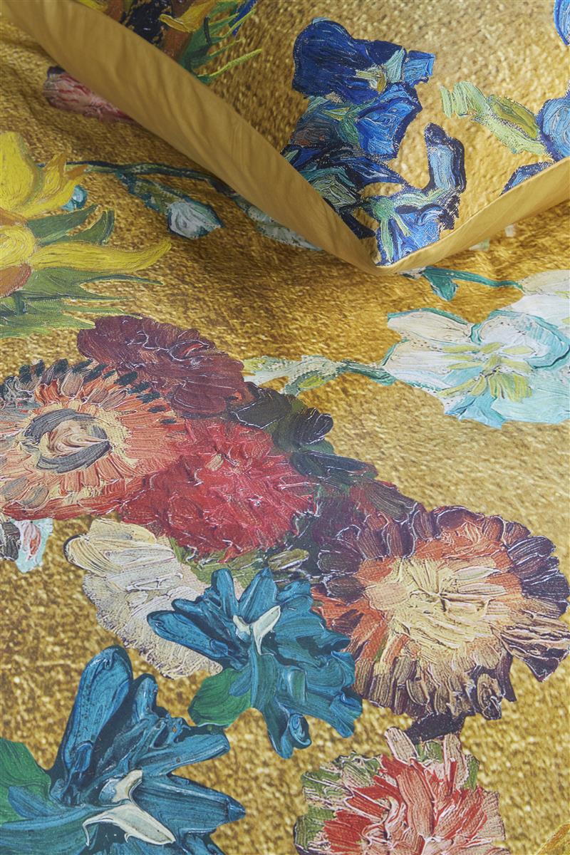 Beddinghouse x Van Gogh Museum Partout des Fleurs duvet cover - Gold