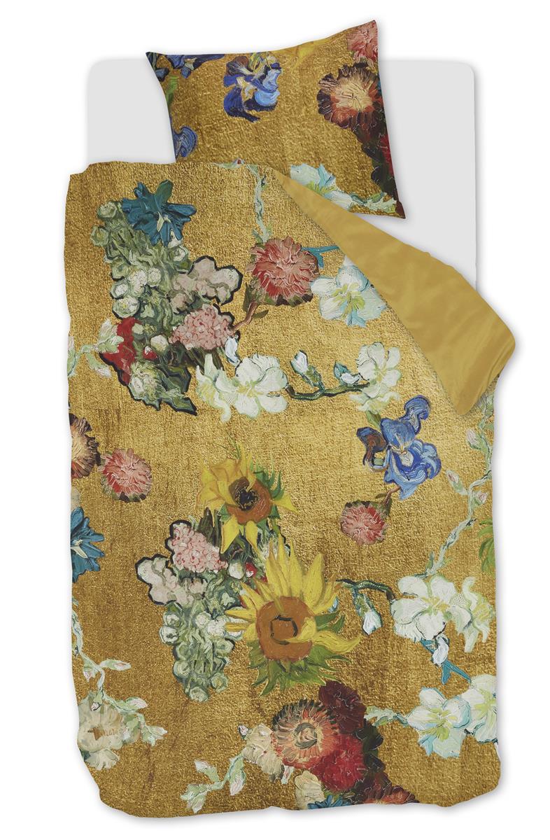 Beddinghouse x Van Gogh Museum Partout des Fleurs duvet cover - Gold