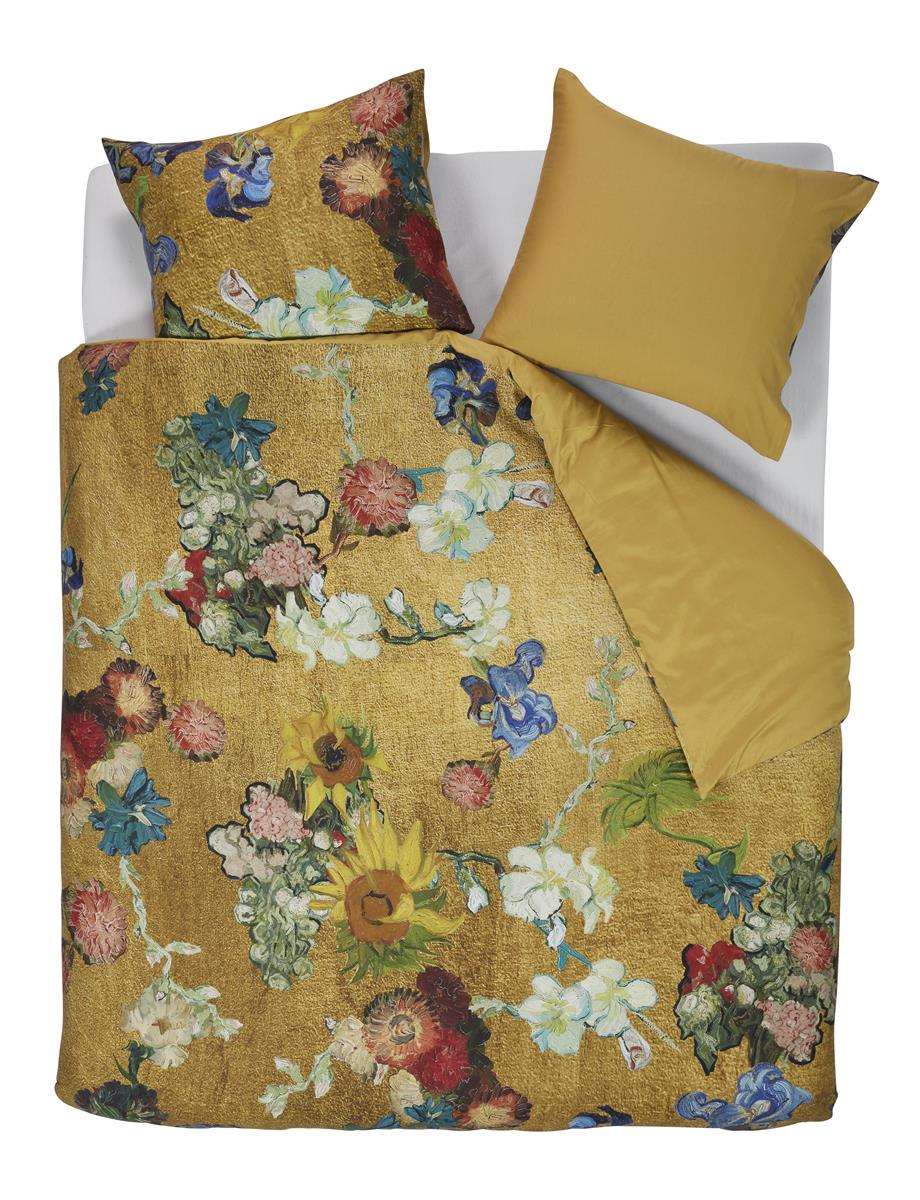 Beddinghouse x Van Gogh Museum Partout des Fleurs duvet cover - Gold