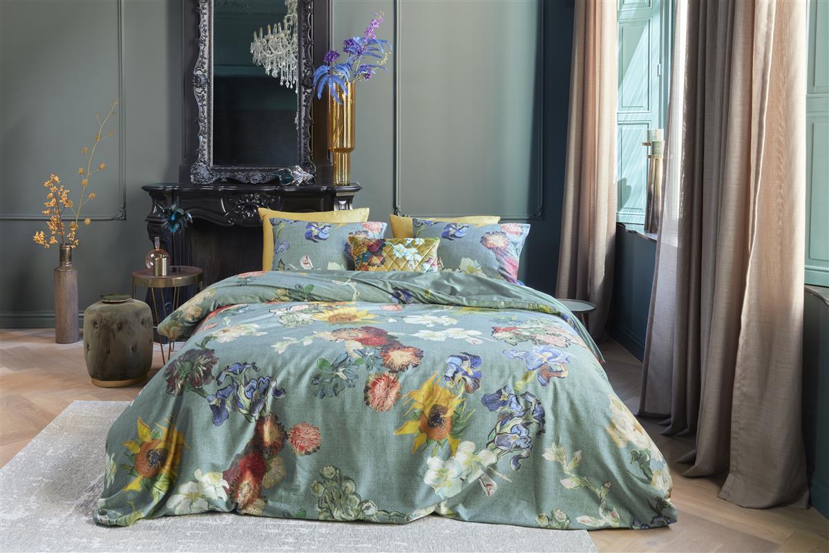 Beddinghouse x Van Gogh Museum Partout des Fleurs duvet cover - Green