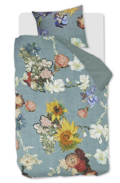 Beddinghouse x Van Gogh Museum Partout des Fleurs duvet cover - Green