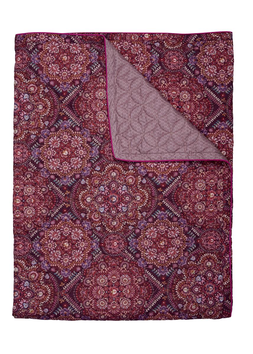 Pip Studio PIP Il Mosaico Quilt Bedspread - Dark Red