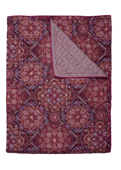 Pip Studio PIP Il Mosaico Quilt Bedspread - Dark Red