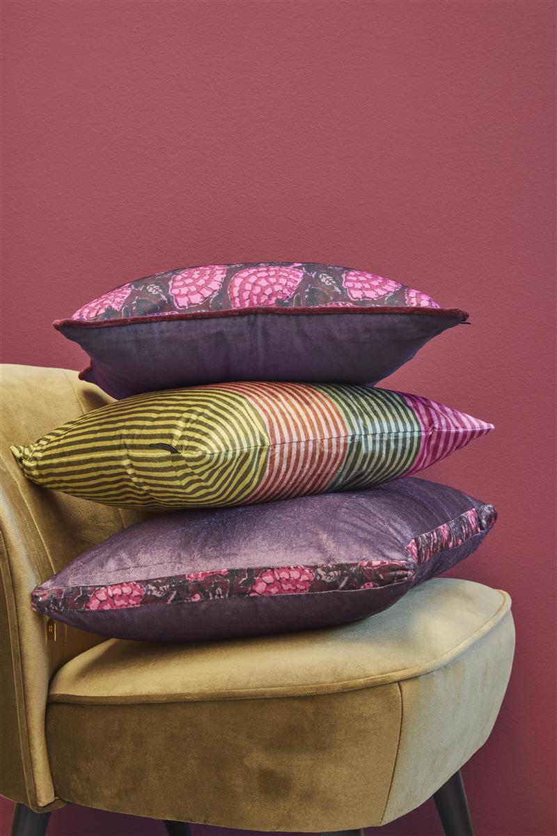 KAAT Amsterdam Boline Decorative Cushion - Aubergine