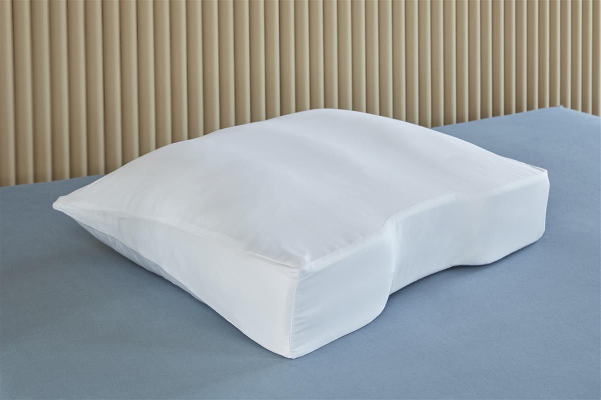 Silvana Support Satin Shoulder Contour Pillowcase - White - 60x70 cm