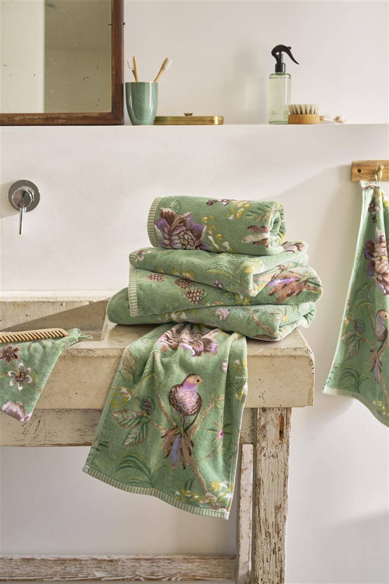 Pip Studio Secret Garden Bath linen - Green