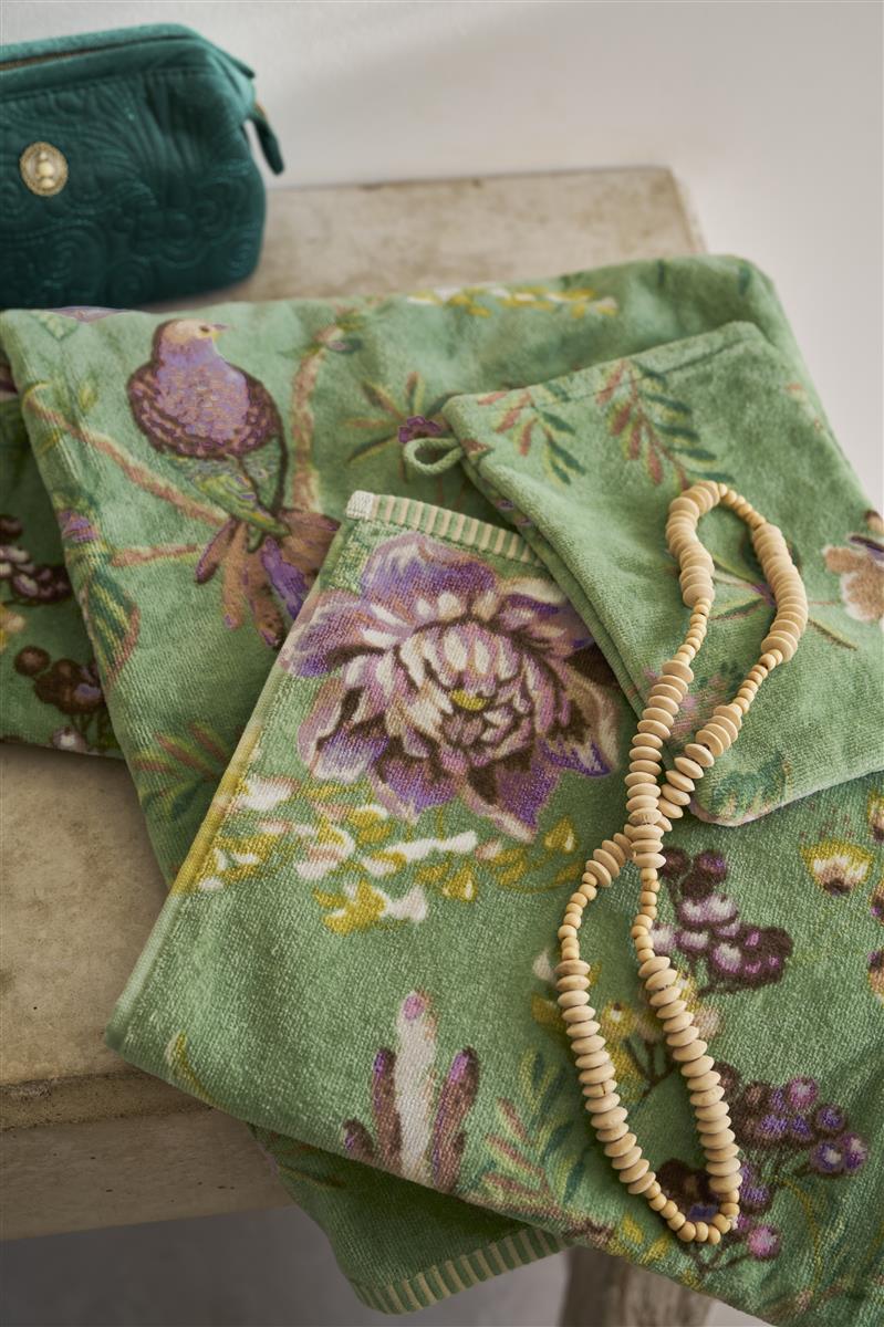 Pip Studio Secret Garden Bath linen - Green