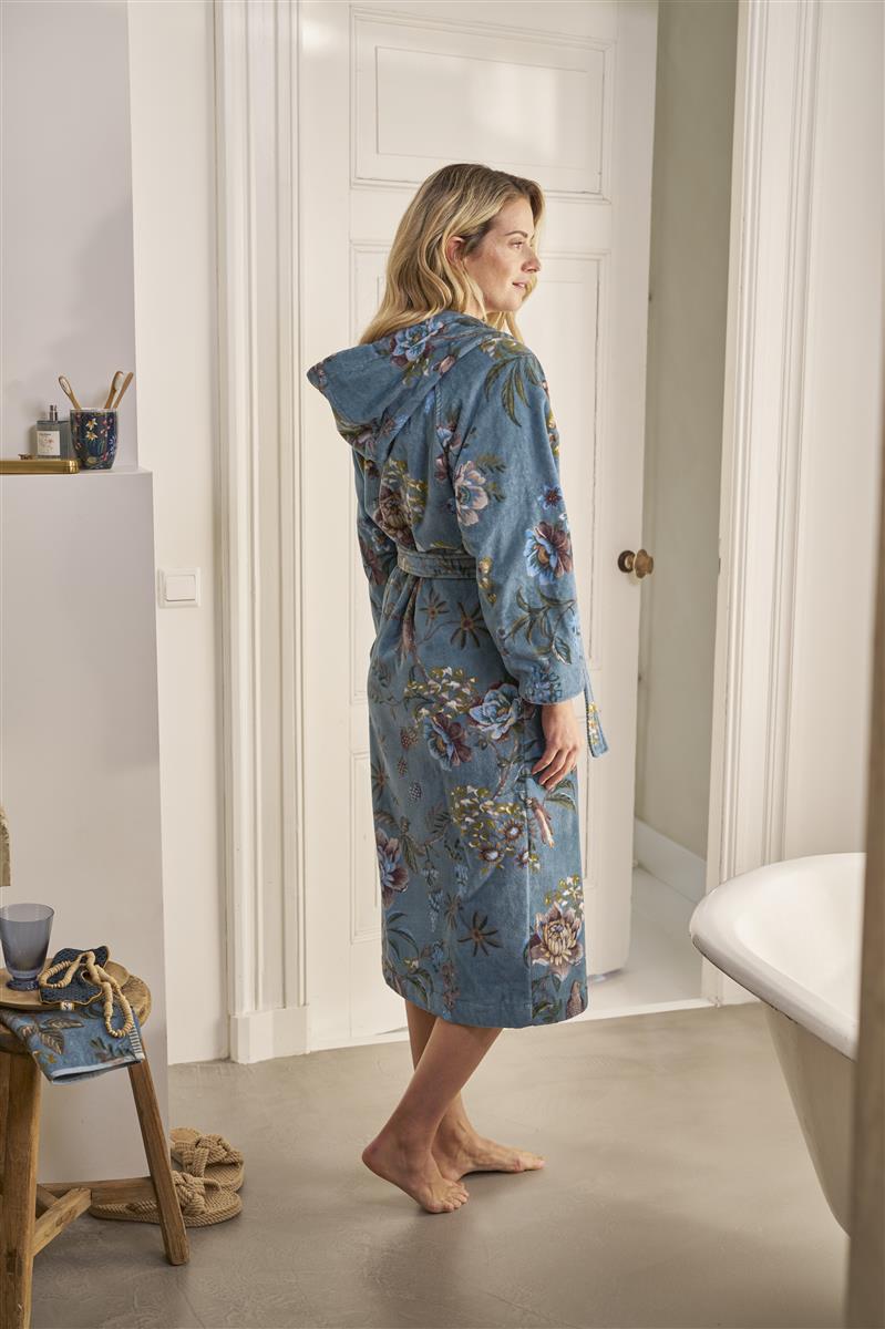 Pip Studio Secret Garden Bathrobe - Blue