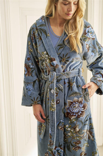 Pip Studio Secret Garden Bathrobe - Blue