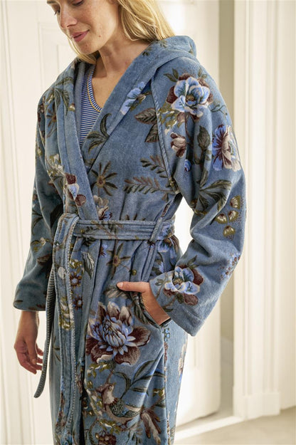 Pip Studio Secret Garden Bathrobe - Blue