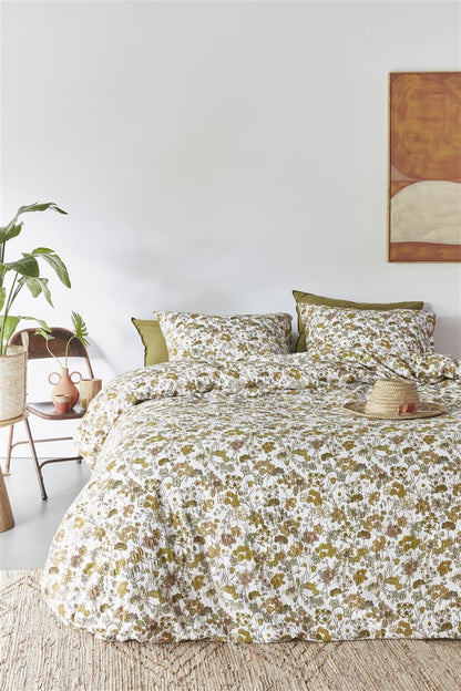 Beddinghouse Tess duvet cover - Ochre