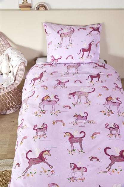 Beddinghouse Kids Unicorn Paradise duvet cover - Pink