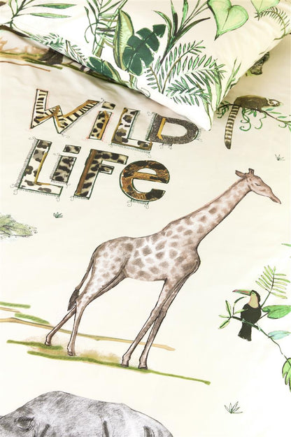 Beddinghouse Kids Wild Life duvet cover - Sand