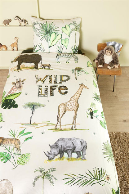 Beddinghouse Kids Wild Life duvet cover - Sand